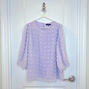 Ladies Lilac Blouse Sz XL